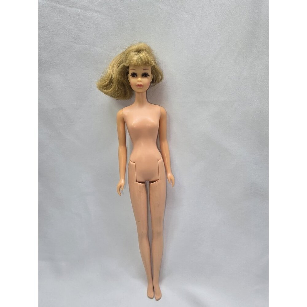 Vintage 1965 Barbie Blonde Francie Rooted Eyelashes Bendable Legs Japan- Nude